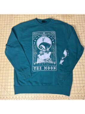 Disney Nightmare Before Christmas Tarot Card Sweatshirt - The Moon Design - Gree